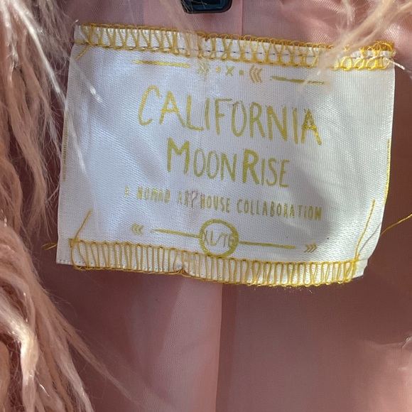 California Moonrise Shaggy Faux Fur Jacket XL EUC - Picture 4 of 4